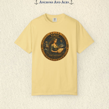 Virgo Zodiac Shirt | Celestial Seas – Chart Your Course