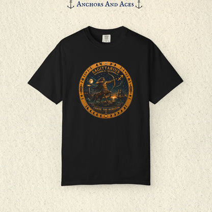 Sagittarius Zodiac Shirt | Celestial Seas – Chase The Horizon