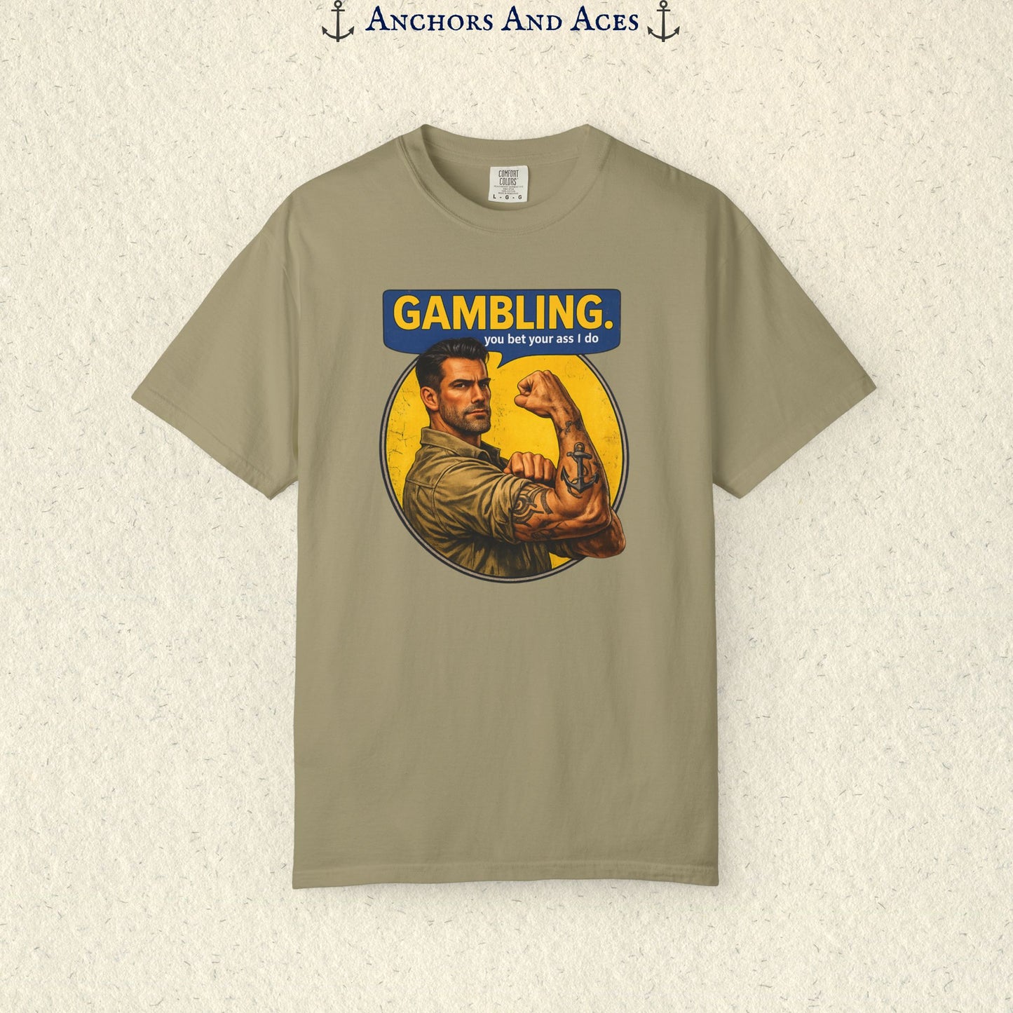 Strongman Inspired | Funny Gambling Graphic Tee