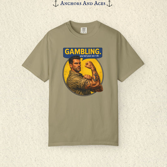 Strongman Inspired | Funny Gambling Graphic Tee