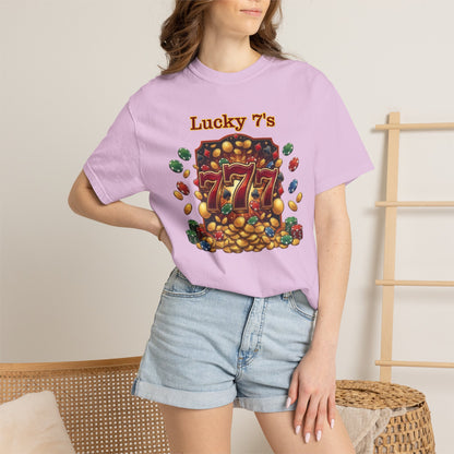 Lucky 777s | Vintage Jackpot Graphic Tee