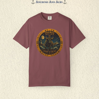 Taurus Zodiac Shirt |Celestial Seas - Steady as the Sea