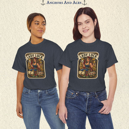Lady Luck | Vintage Casino Graphic Tee