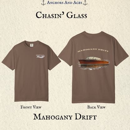 Mahogany Boat Shirt | Wooden Boat Tee | Lake Life Shirt | Ski Boat Shirt