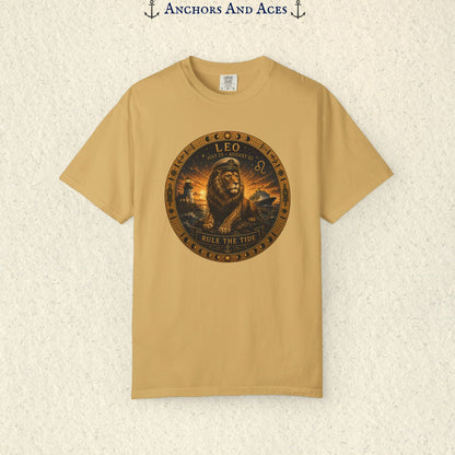 Leo Zodiac Shirt | Celestial Seas - Rule the Tide