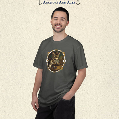 Vintage Poker Cat Shirt | Funny Casino Cat Graphic Tee