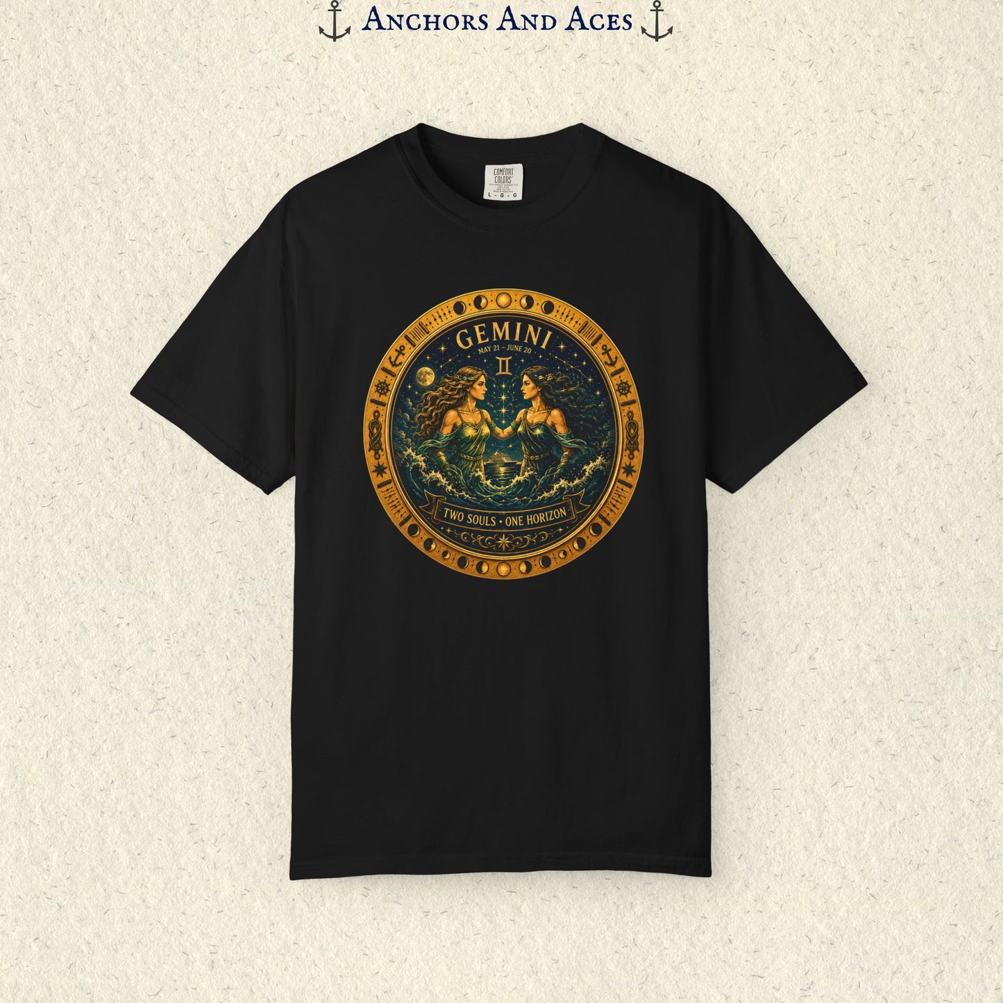 Gemini Zodiac Shirt | Gemini - Two Souls • One Horizon