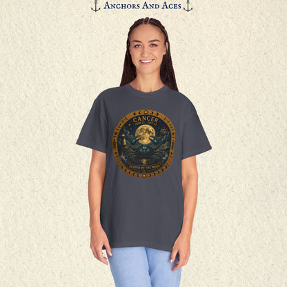 Cancer Zodiac Shirt | Celestial Seas- Guided by the Moon