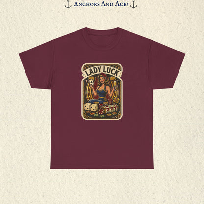 Lady Luck | Vintage Casino Graphic Tee