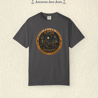 Scorpio Zodiac Shirt | Celestial Seas – Depths of Mystery