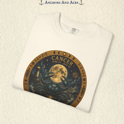 Cancer Zodiac Shirt | Celestial Seas- Guided by the Moon