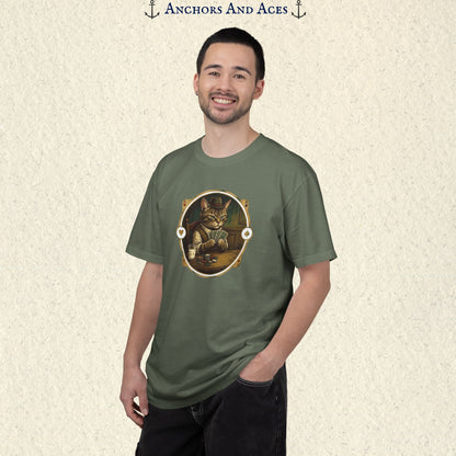 Vintage Poker Cat Shirt | Funny Casino Cat Graphic Tee
