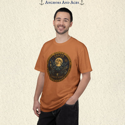 Cancer Zodiac Shirt | Celestial Seas- Guided by the Moon