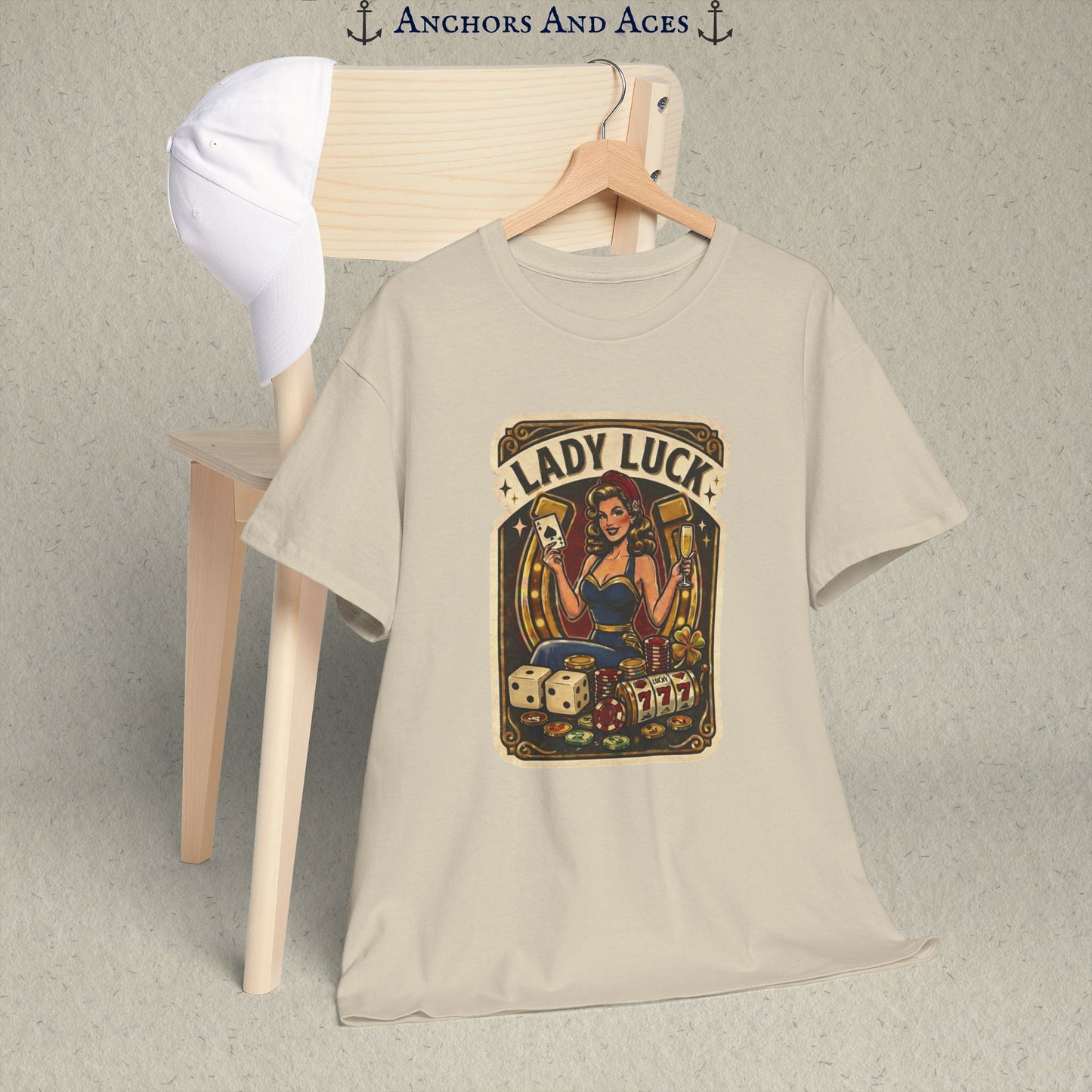 Lady Luck | Vintage Casino Graphic Tee