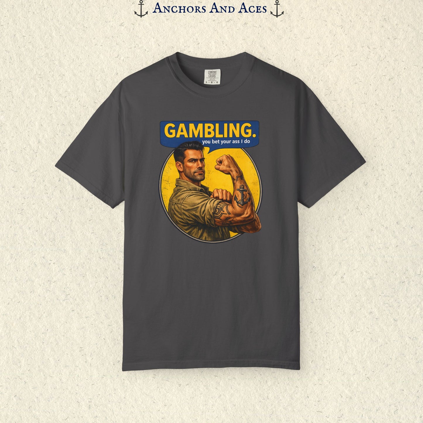 Strongman Inspired | Funny Gambling Graphic Tee