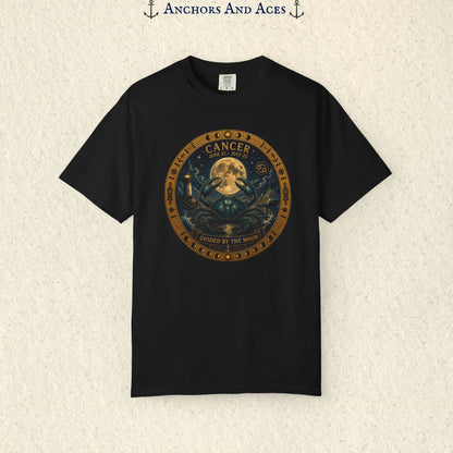 Cancer Zodiac Shirt | Celestial Seas- Guided by the Moon