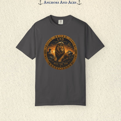 Leo Zodiac Shirt | Celestial Seas - Rule the Tide
