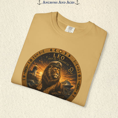 Leo Zodiac Shirt | Celestial Seas - Rule the Tide