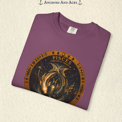 Pisces Zodiac Shirt | Celestial Seas - Drifting With The Tide