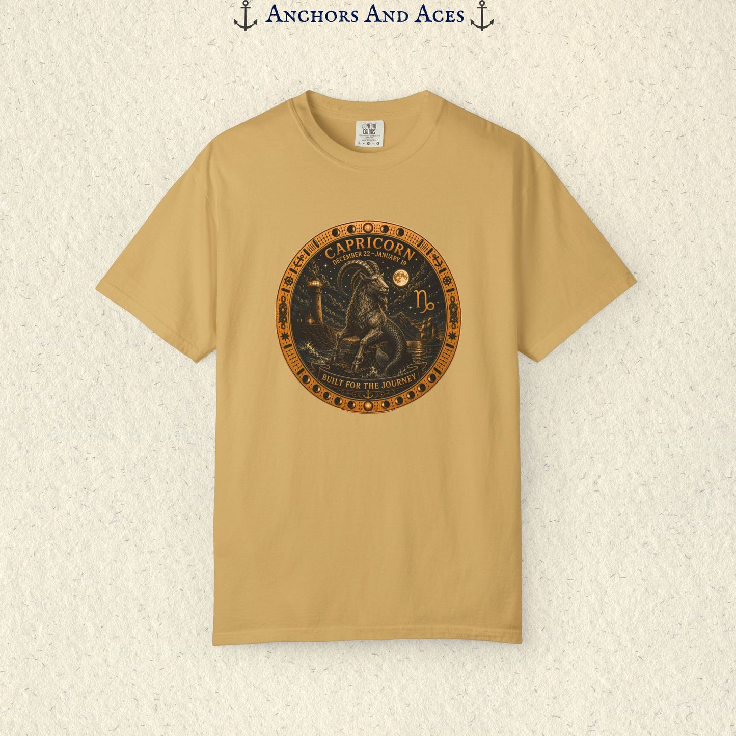Capricorn Zodiac Shirt | Celestial Seas - Built For The Journey