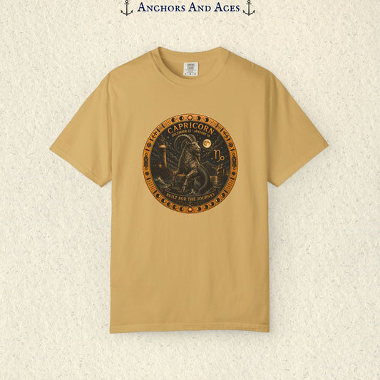 Capricorn Zodiac Shirt | Celestial Seas - Built For The Journey