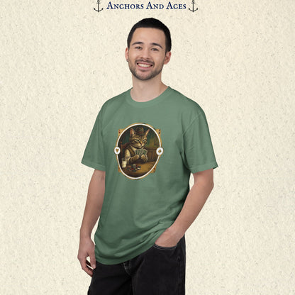 Vintage Poker Cat Shirt | Funny Casino Cat Graphic Tee