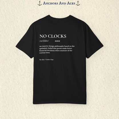 Funny Gambling Shirt | No Clocks| Casino Logic™