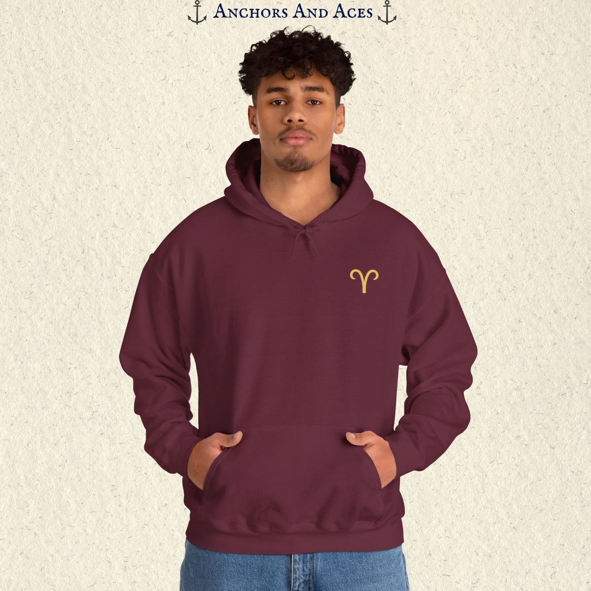 Aries Zodiac Hoodie | Celestial Seas Zodiac Hoodie Collection
