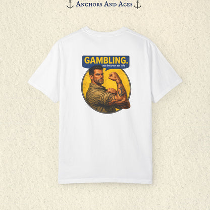 Strongman Inspired | Funny Gambling Graphic Tee (Back Print)