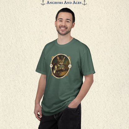 Vintage Poker Cat Shirt | Funny Casino Cat Graphic Tee