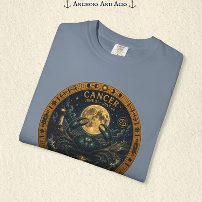 Cancer Zodiac Shirt | Celestial Seas- Guided by the Moon