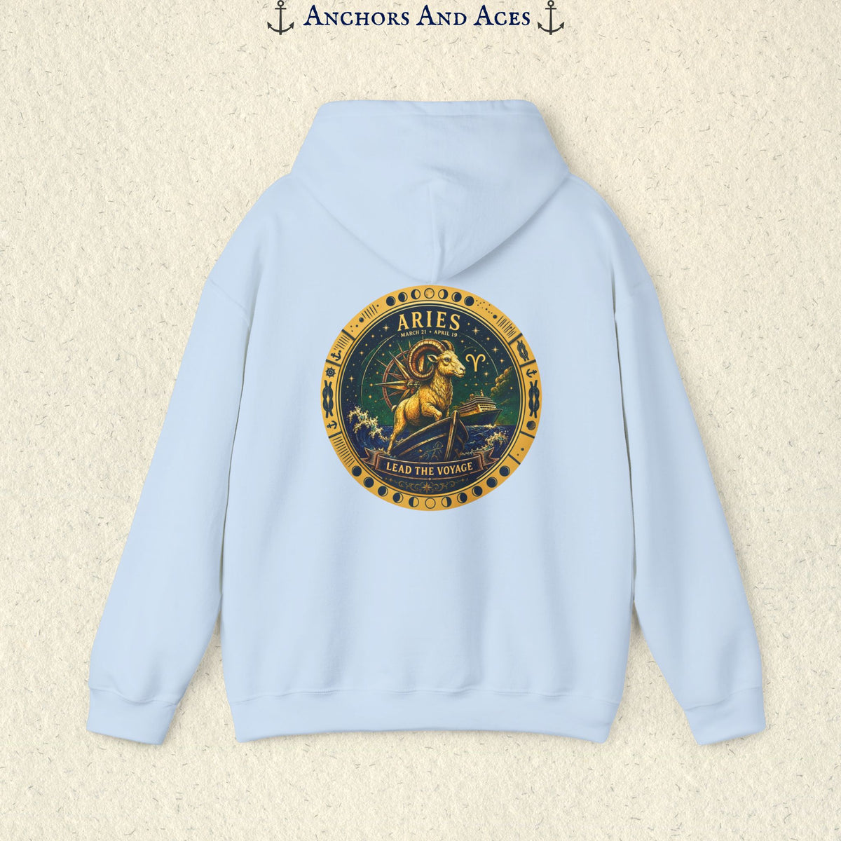 Aries Zodiac Hoodie | Celestial Seas Zodiac Hoodie Collection