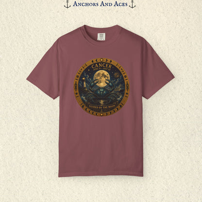 Cancer Zodiac Shirt | Celestial Seas- Guided by the Moon