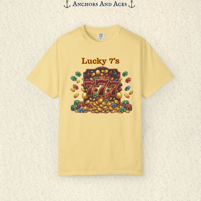 Lucky 777s | Vintage Jackpot Graphic Tee