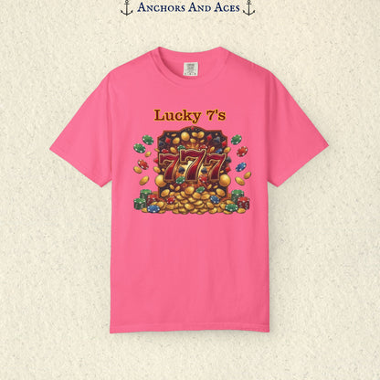 Lucky 777s | Vintage Jackpot Graphic Tee
