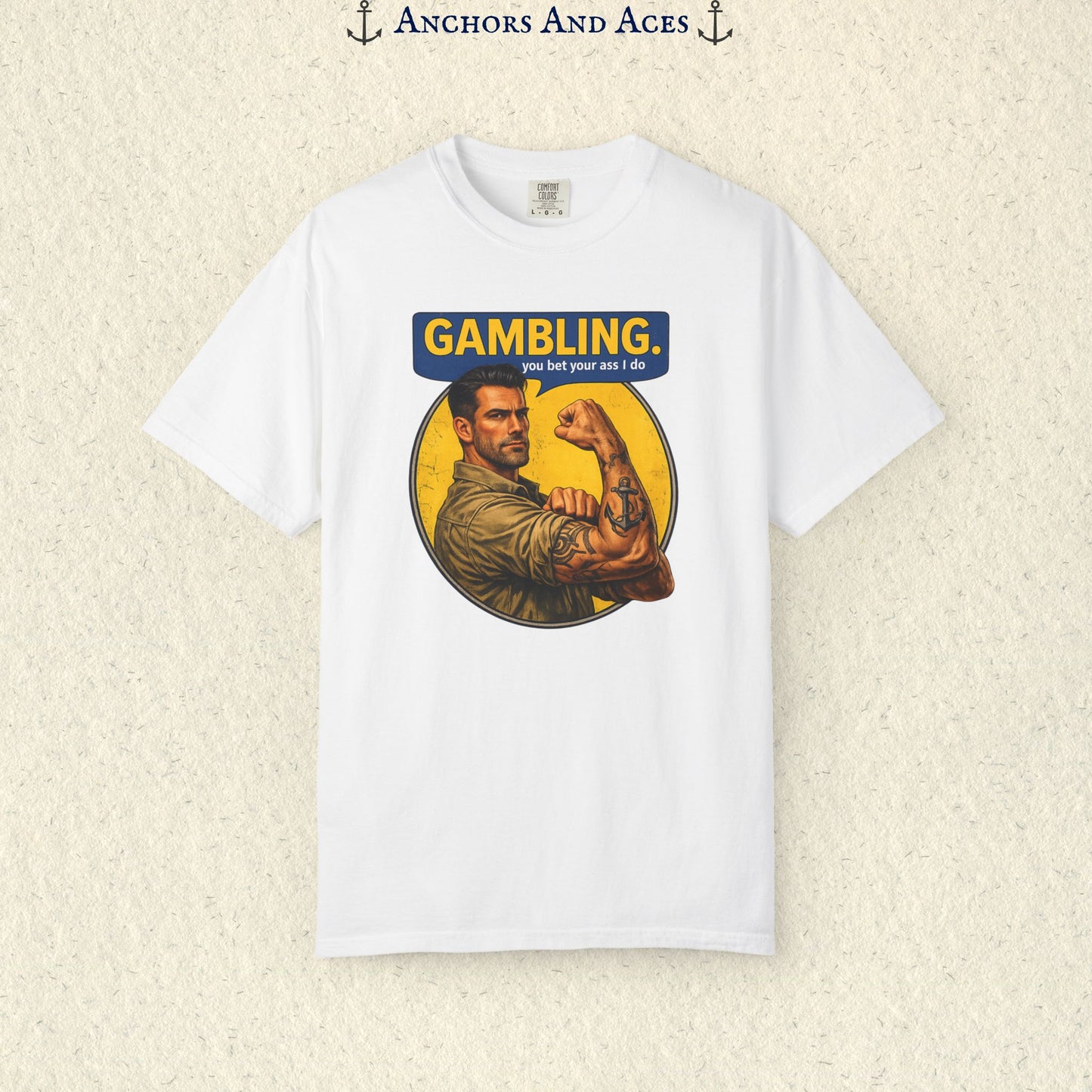 Strongman Inspired | Funny Gambling Graphic Tee