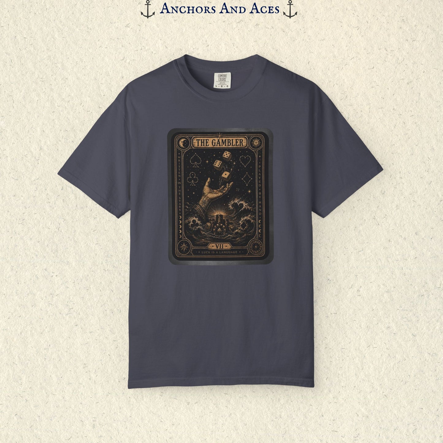 The Gambler Tarot Card Shirt | Vintage Casino Graphic Tee