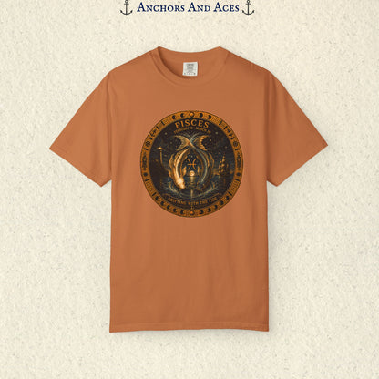 Pisces Zodiac Shirt | Celestial Seas - Drifting With The Tide