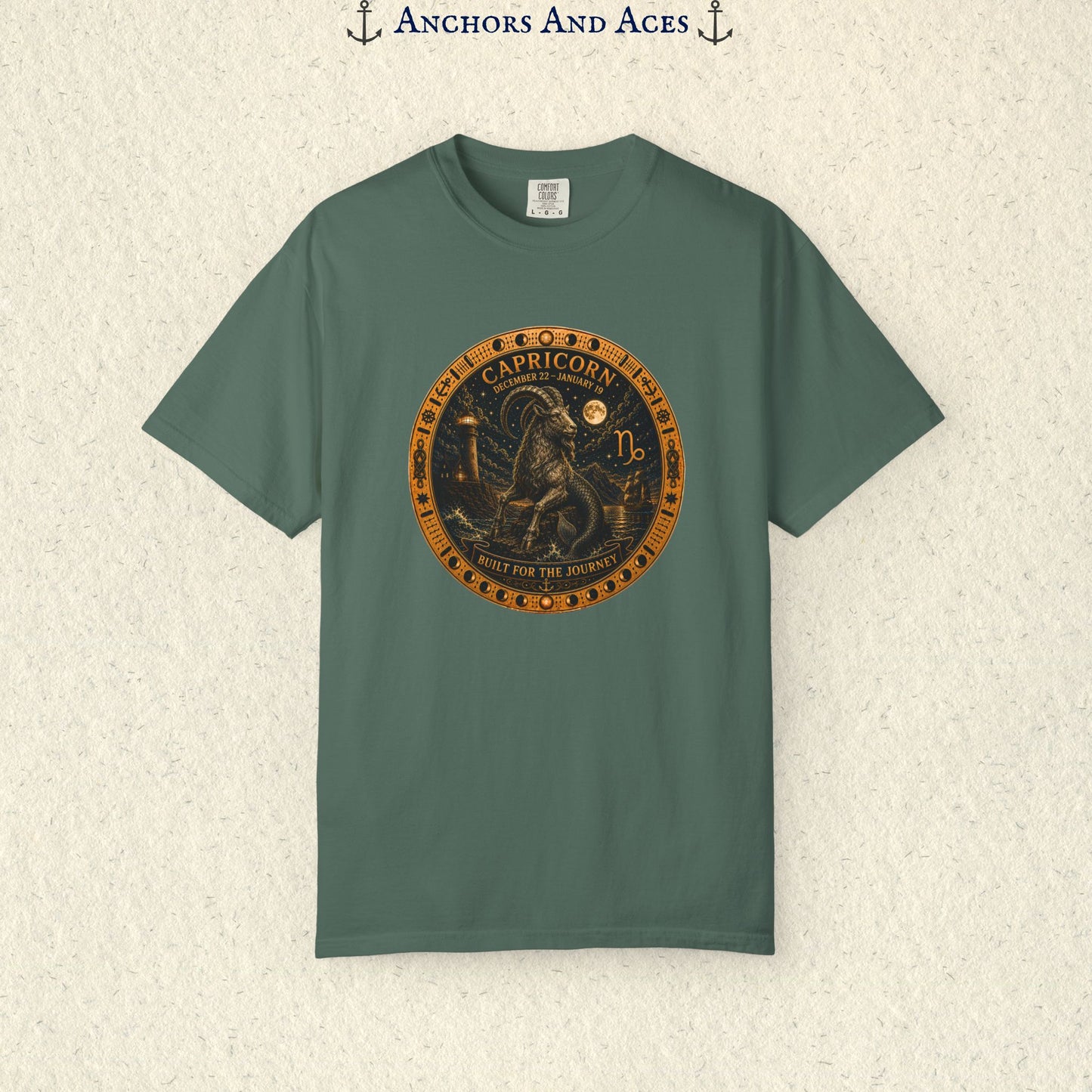 Capricorn Zodiac Shirt | Celestial Seas - Built For The Journey