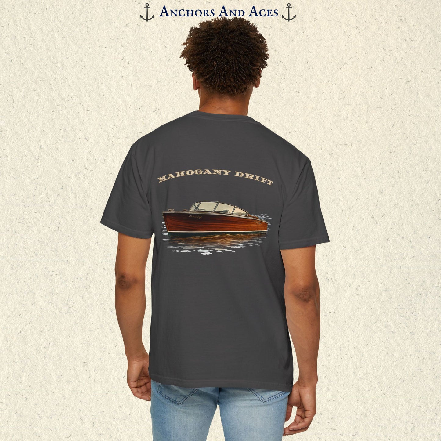 Mahogany Boat Shirt | Wooden Boat Tee | Lake Life Shirt | Ski Boat Shirt