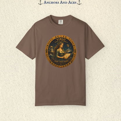 Virgo Zodiac Shirt | Celestial Seas – Chart Your Course