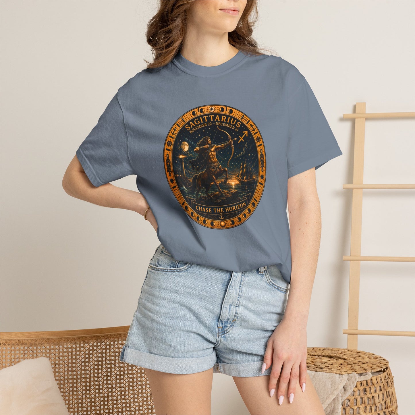 Sagittarius Zodiac Shirt | Celestial Seas – Chase The Horizon