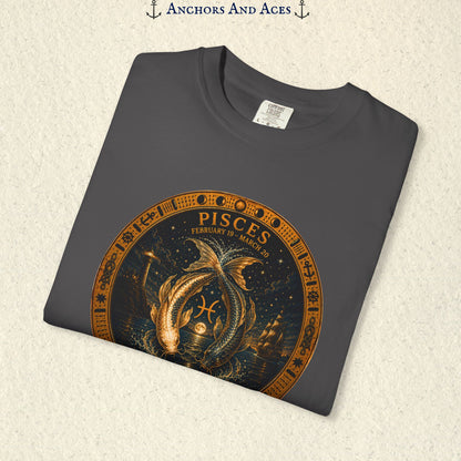 Pisces Zodiac Shirt | Celestial Seas - Drifting With The Tide