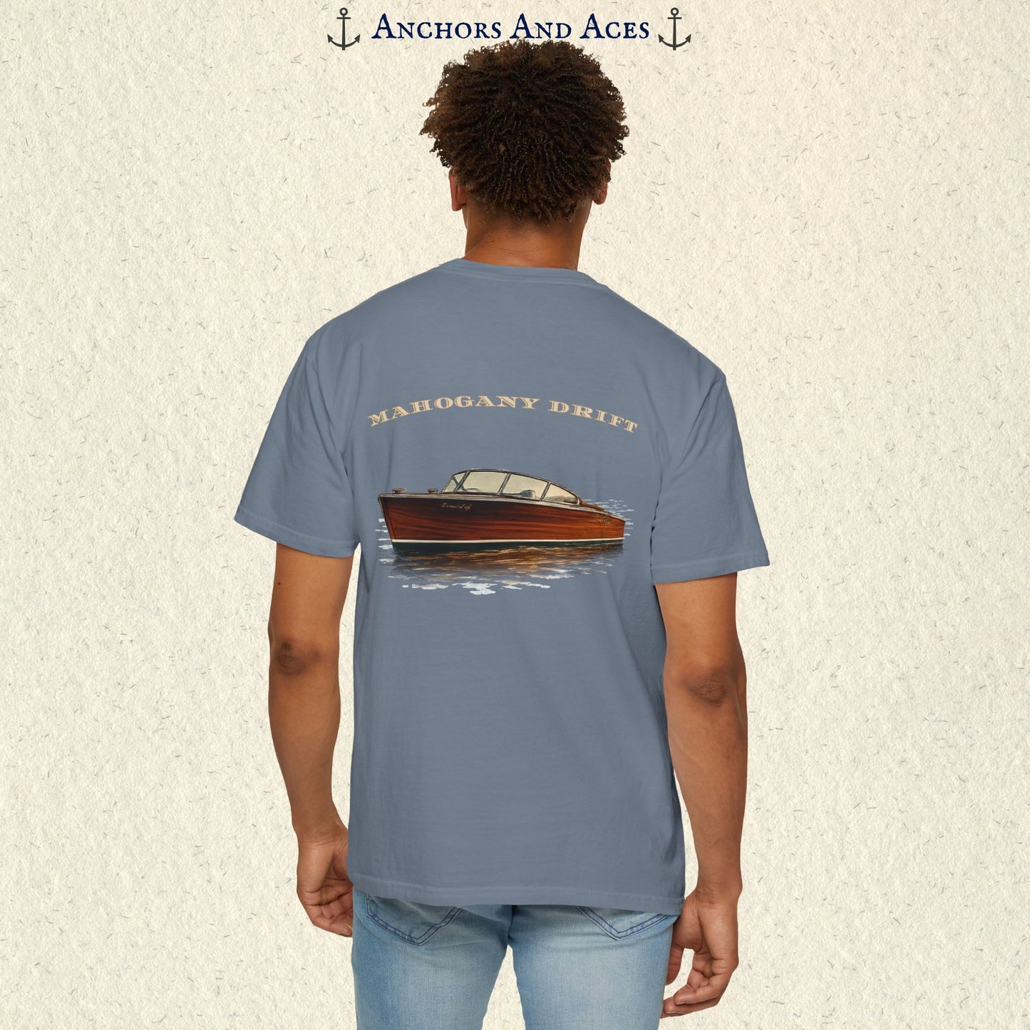 Mahogany Boat Shirt | Wooden Boat Tee | Lake Life Shirt | Ski Boat Shirt