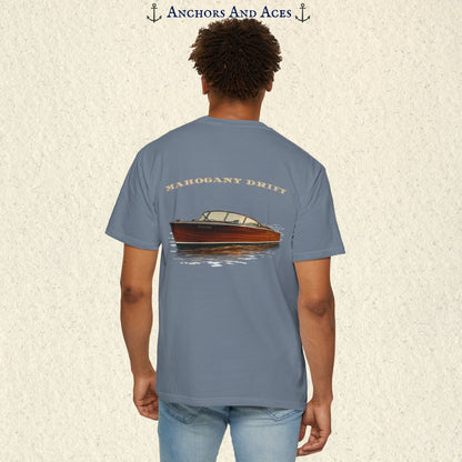 Mahogany Boat Shirt | Wooden Boat Tee | Lake Life Shirt | Ski Boat Shirt