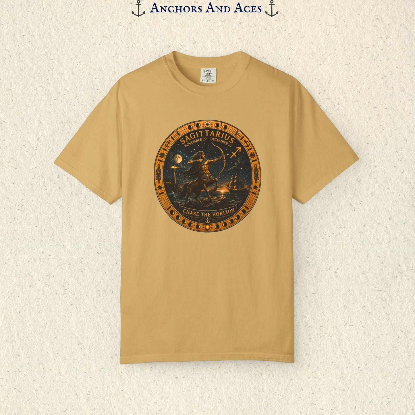 Sagittarius Zodiac Shirt | Celestial Seas – Chase The Horizon