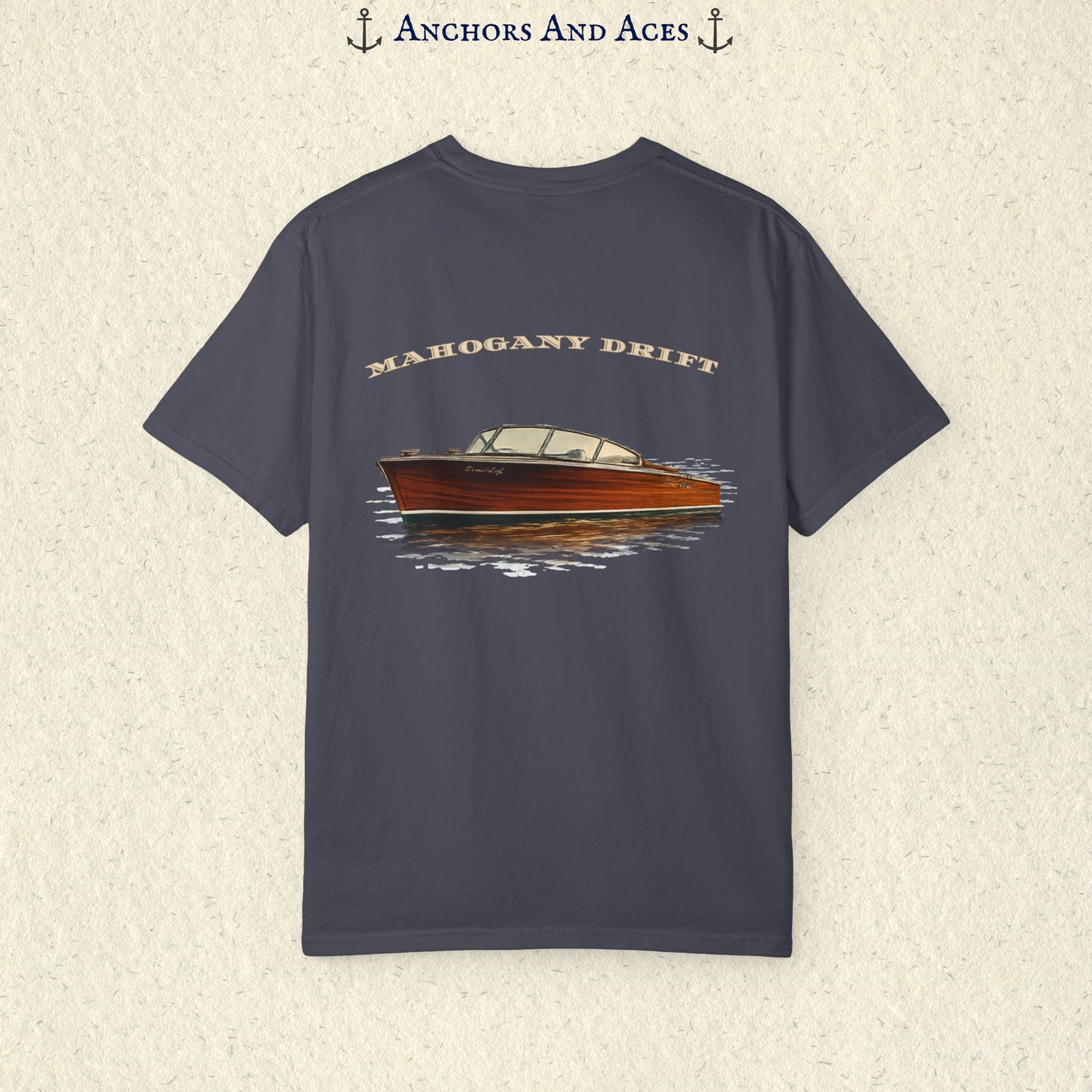 Mahogany Boat Shirt | Wooden Boat Tee | Lake Life Shirt | Ski Boat Shirt