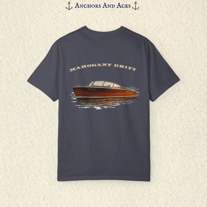 Mahogany Boat Shirt | Wooden Boat Tee | Lake Life Shirt | Ski Boat Shirt