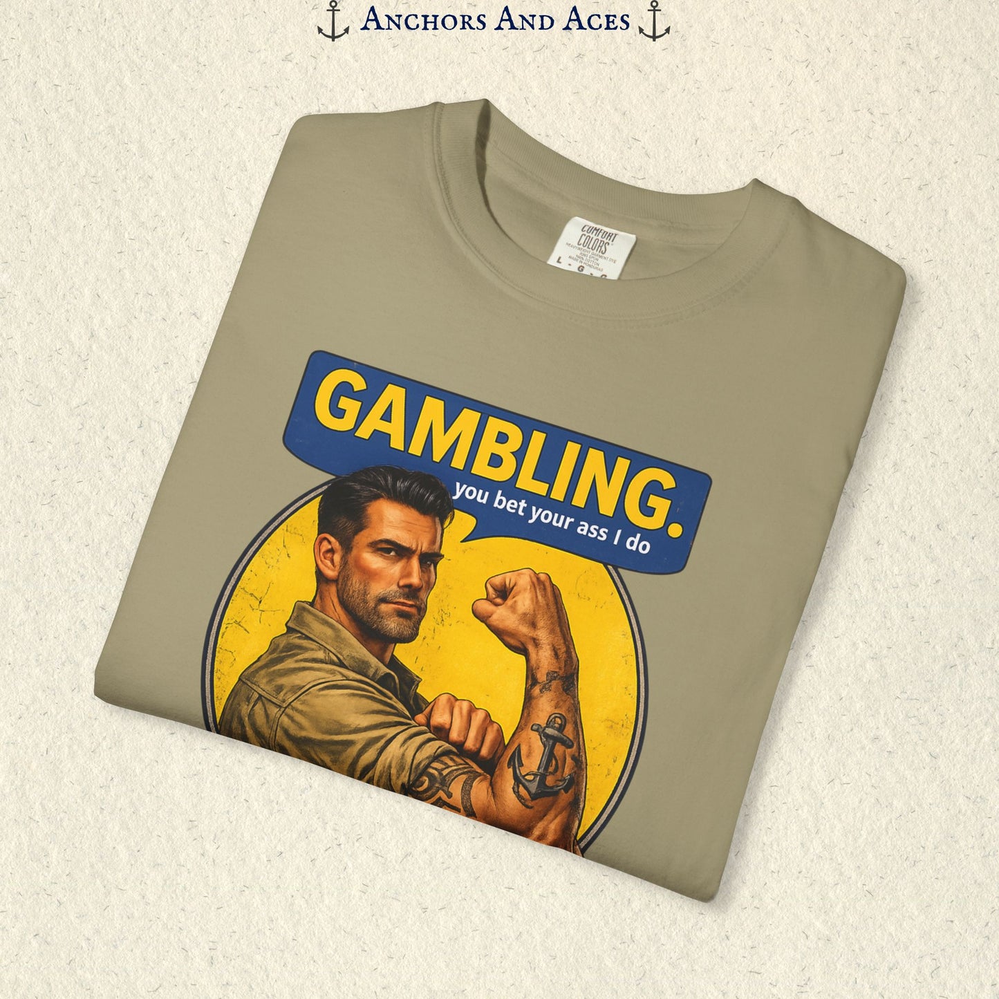 Strongman Inspired | Funny Gambling Graphic Tee