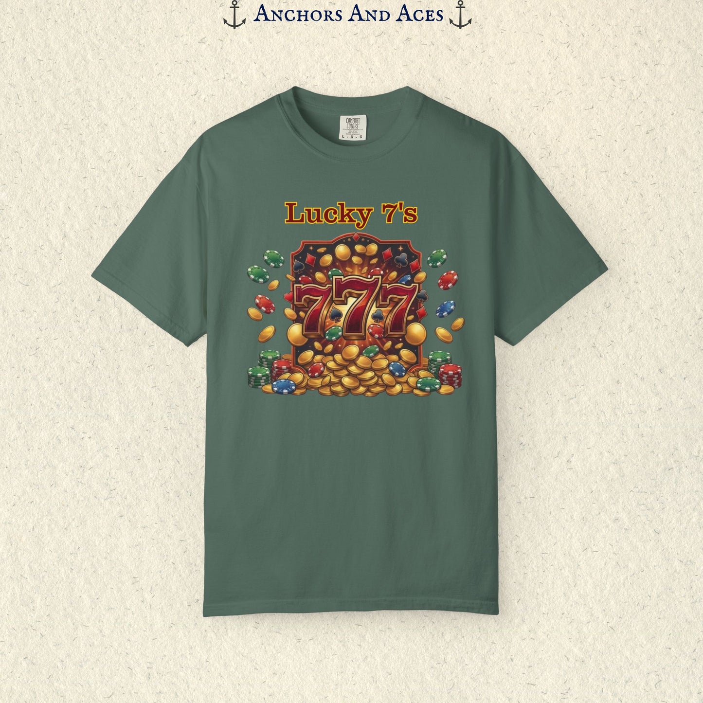 Lucky 777s | Vintage Jackpot Graphic Tee